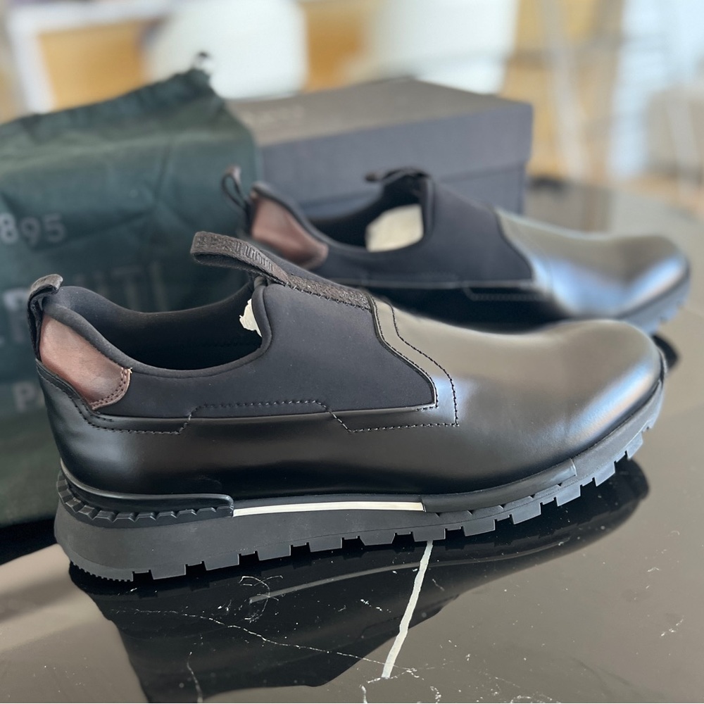 Berluti Fast Track black Sneakers, Berluti size 9.5 BNIB